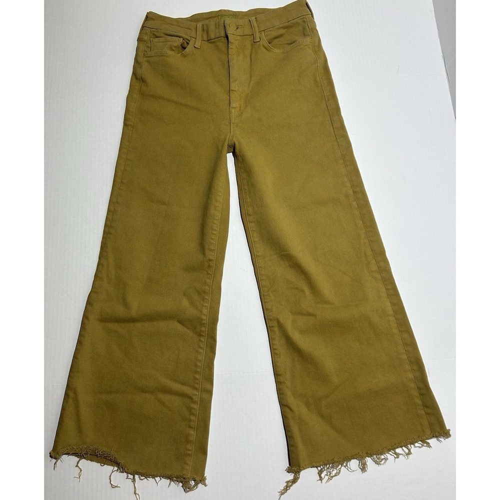 MOTHER High Waisted Roller Skimp Pants Wide Leg Flare Size 30 Casual EUC 30x26